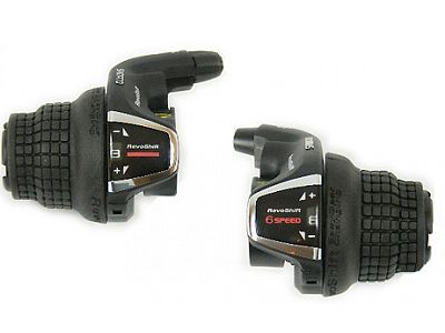 Превью  Комплект манеток SHIMANO Tourney RS35 (3x6) 3/6 sp тросики и рубашки в комплекте